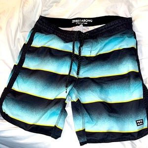 Billabong Striped Swim Shorts